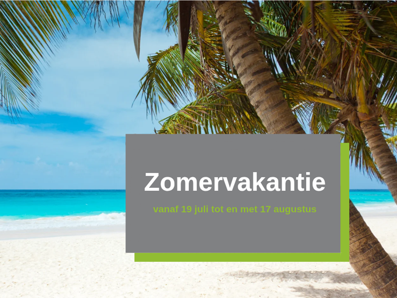 Zomervakantie